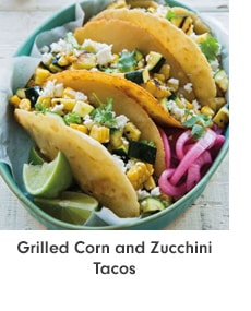 Grilled Corn and Zucchini Tacos