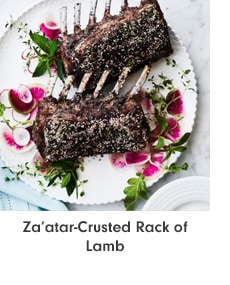 Za'atar-Crusted Rack of Lamb