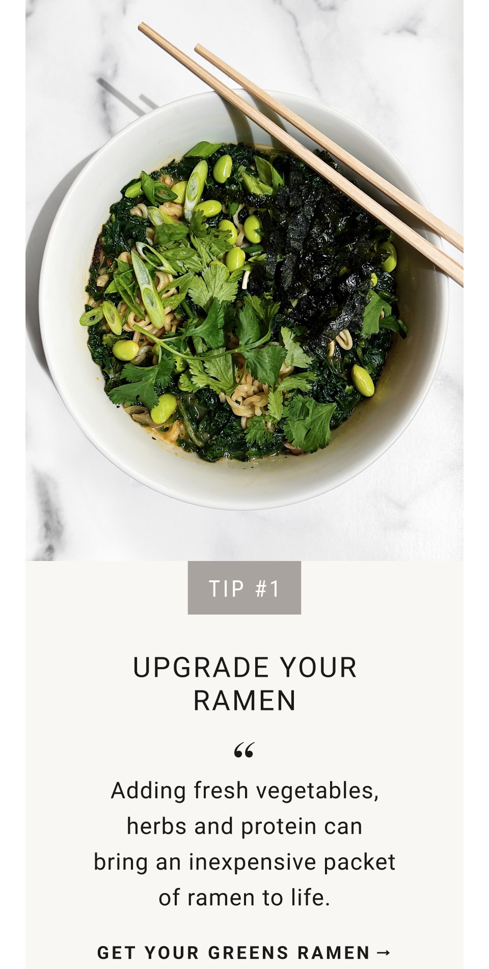 Get Your Greens Ramen