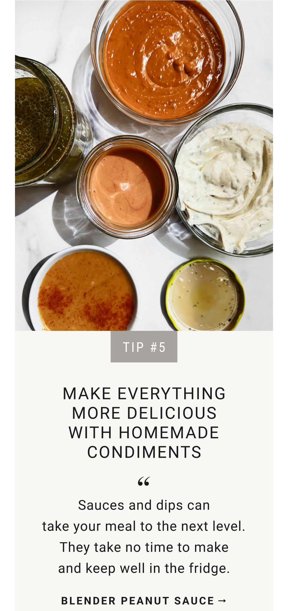 Blender Peanut Sauce