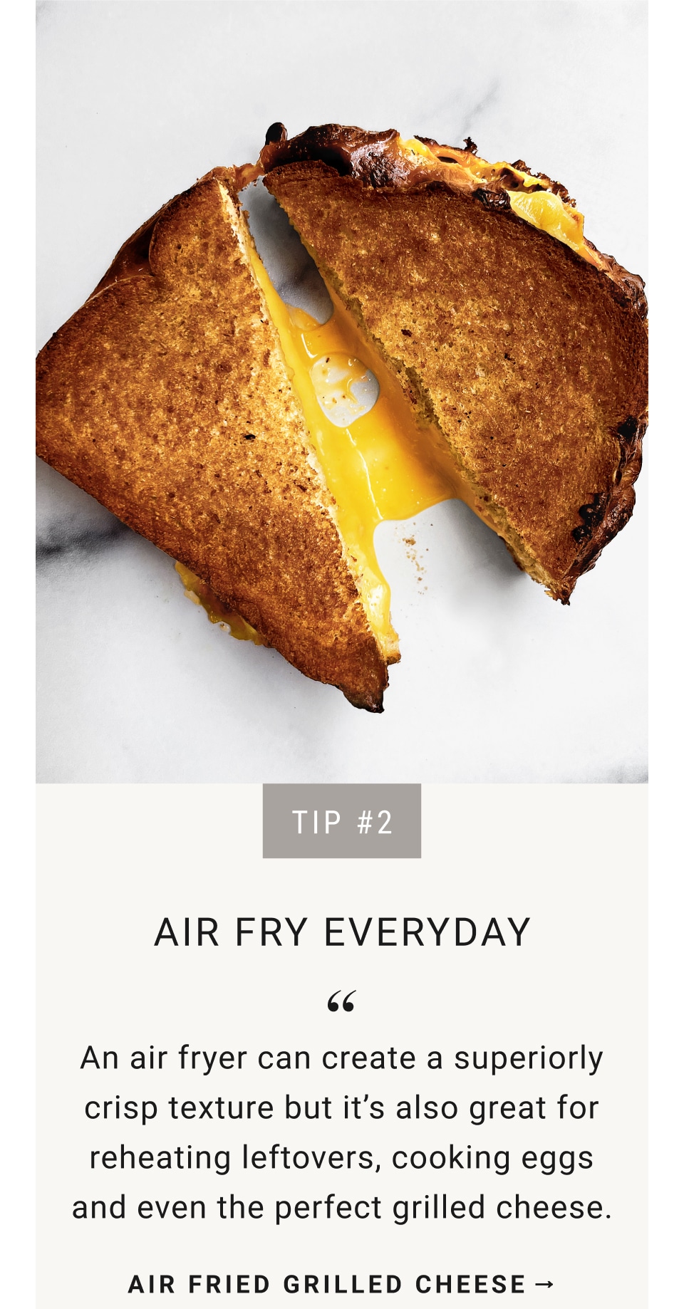 Air Fried Grilled Cheese