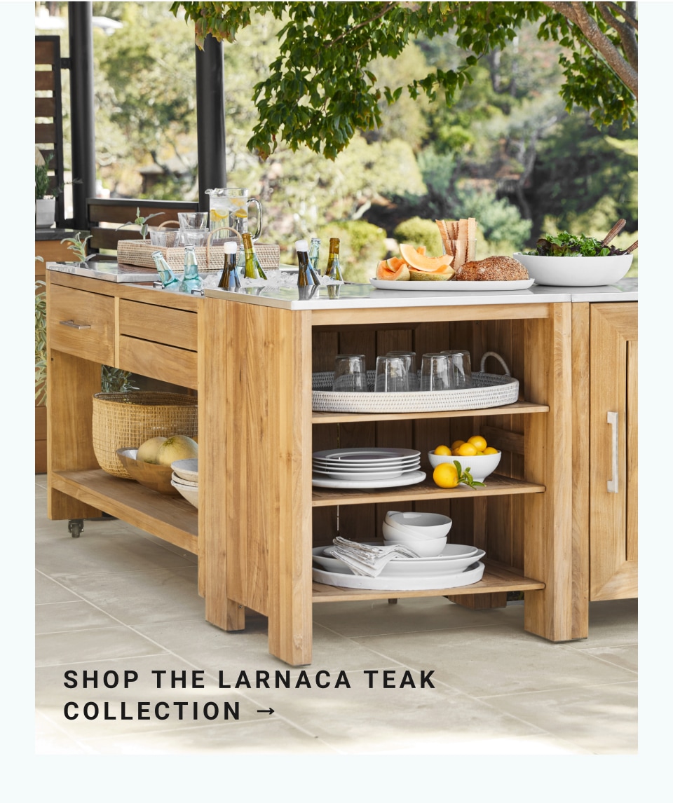 Shop the Larnaca Teak Collection