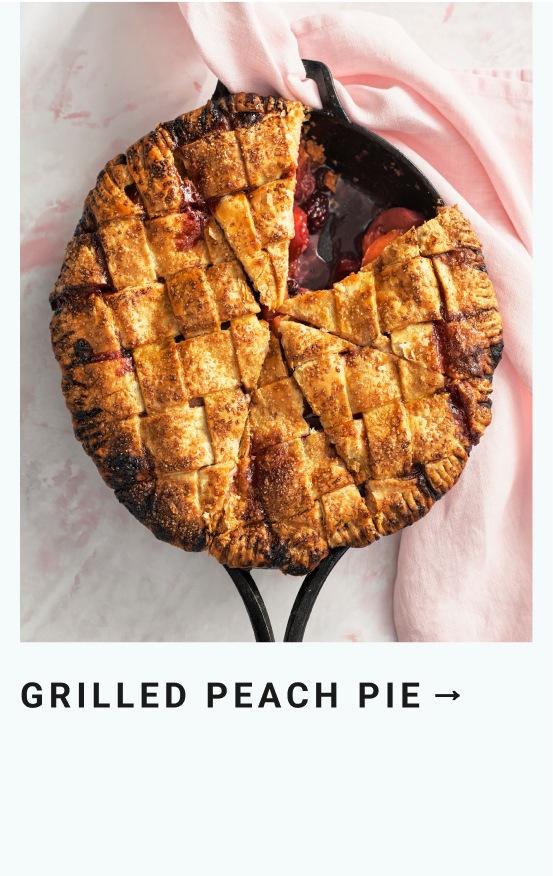 Grilled Peach Pie