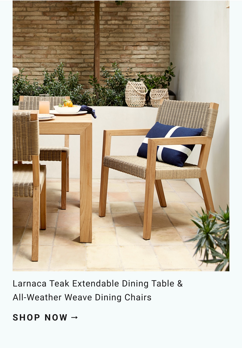 Shop Larnaca Dining Table and Chairs:
