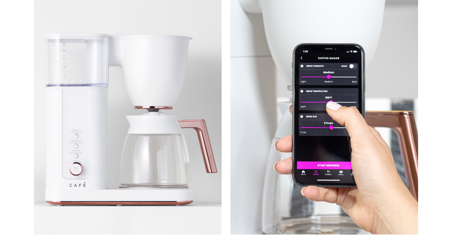 Café™ Specialty Drip Coffee Maker with Glass Carafe >