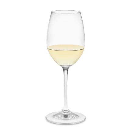 Saunvignon blanc in a wine glass.