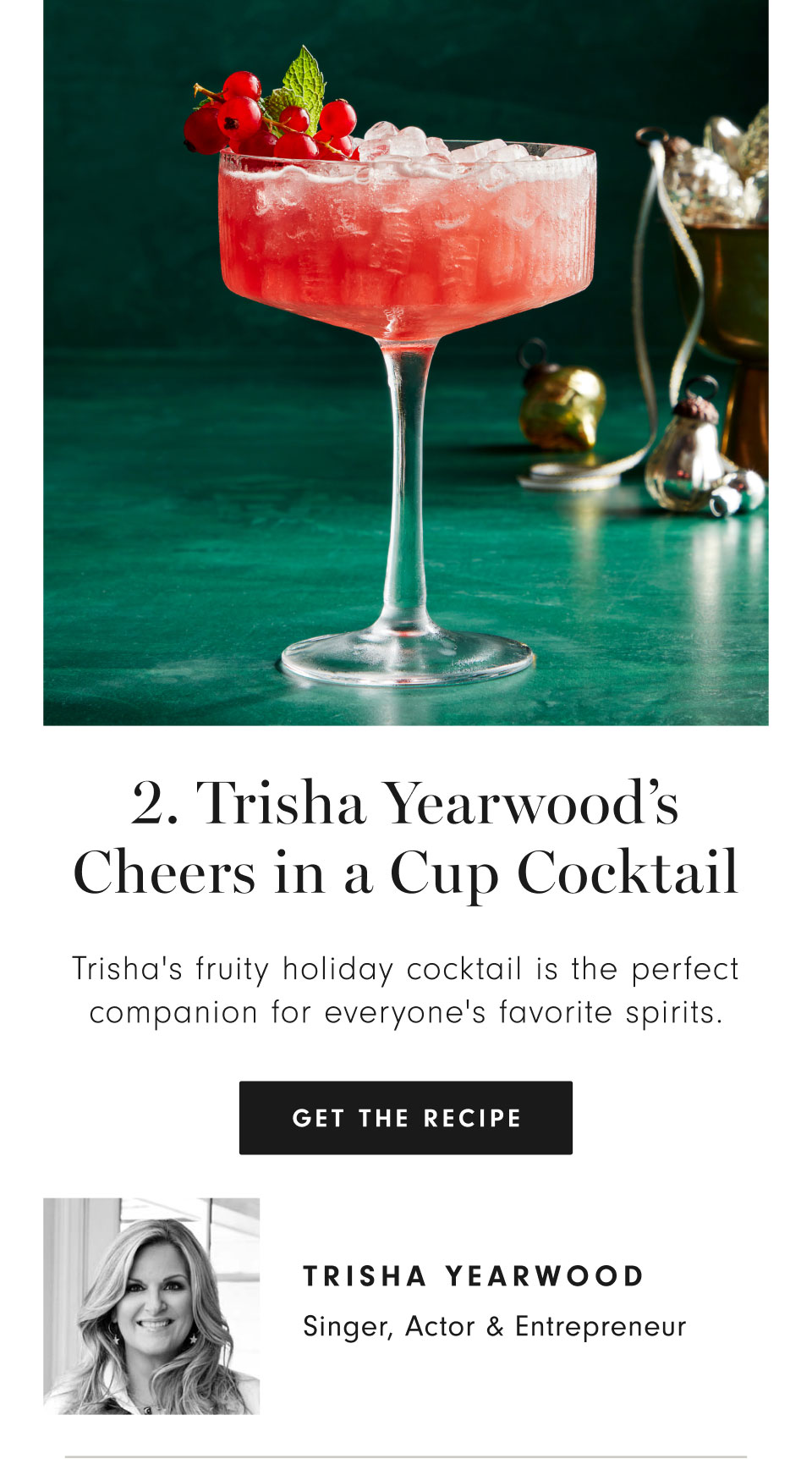 12 Days of Holiday Cocktails Recipes