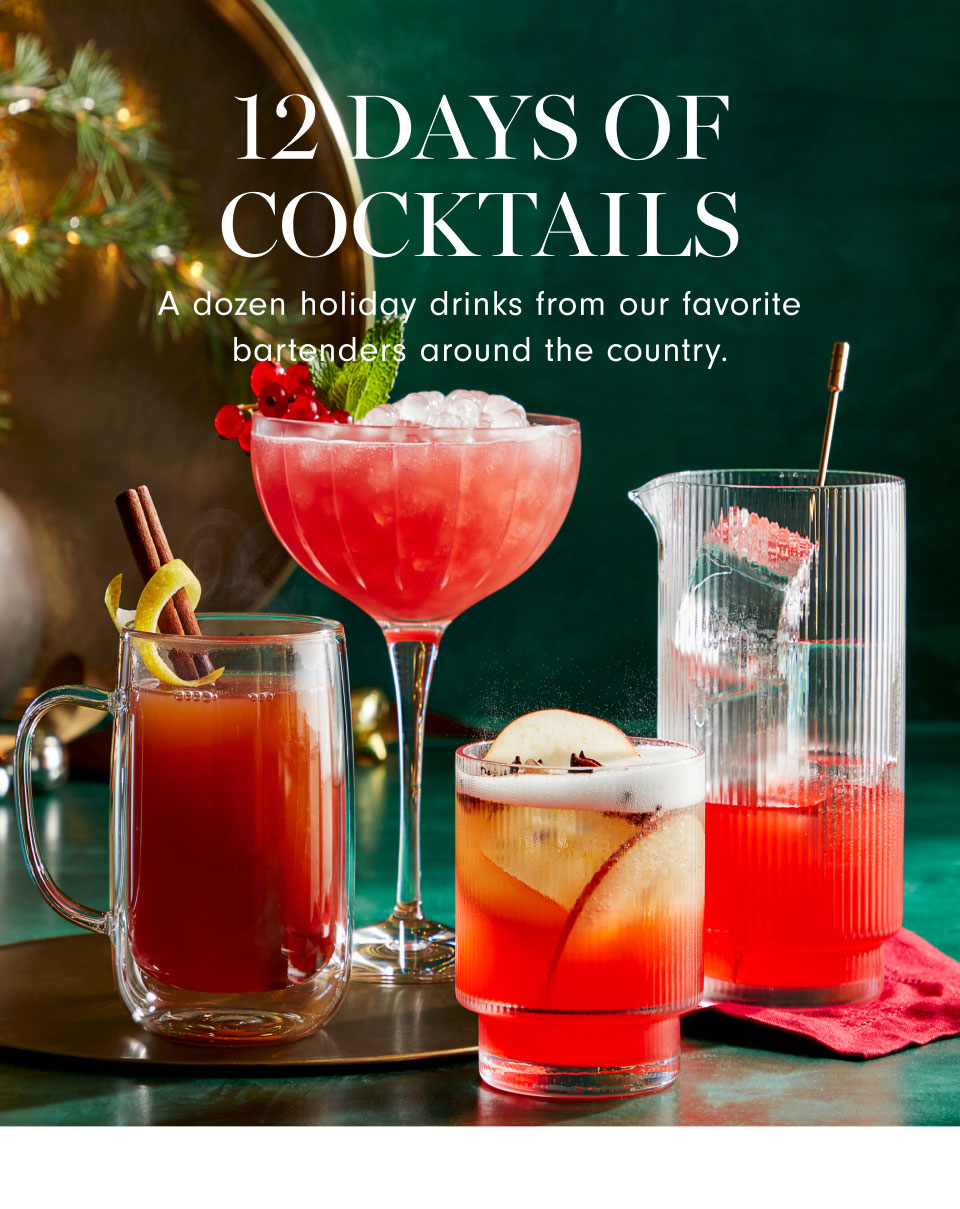 12 Days of Holiday Cocktails Recipes