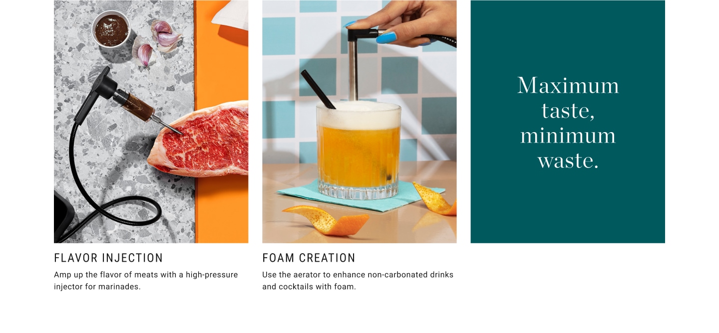 Flavor Injection, Foam Creation