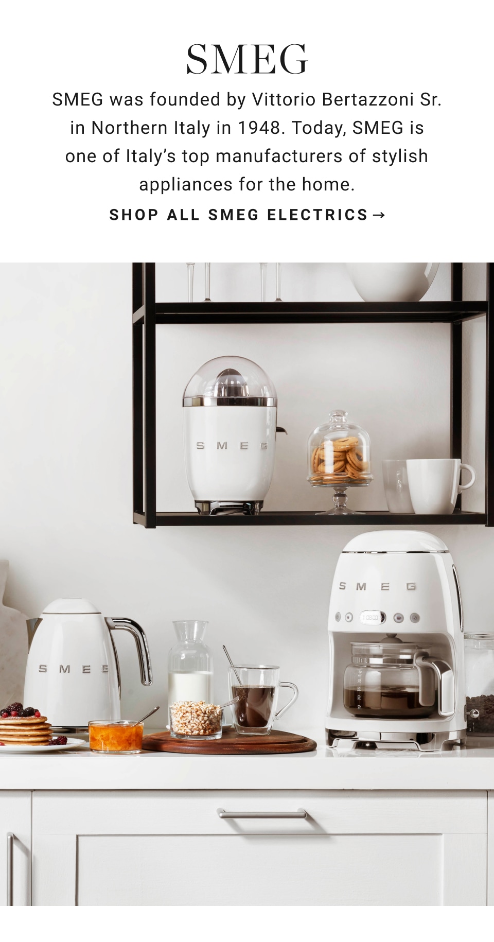 Smeg Appliances: Toasters, Kettles, Fridges & More | Williams Sonoma