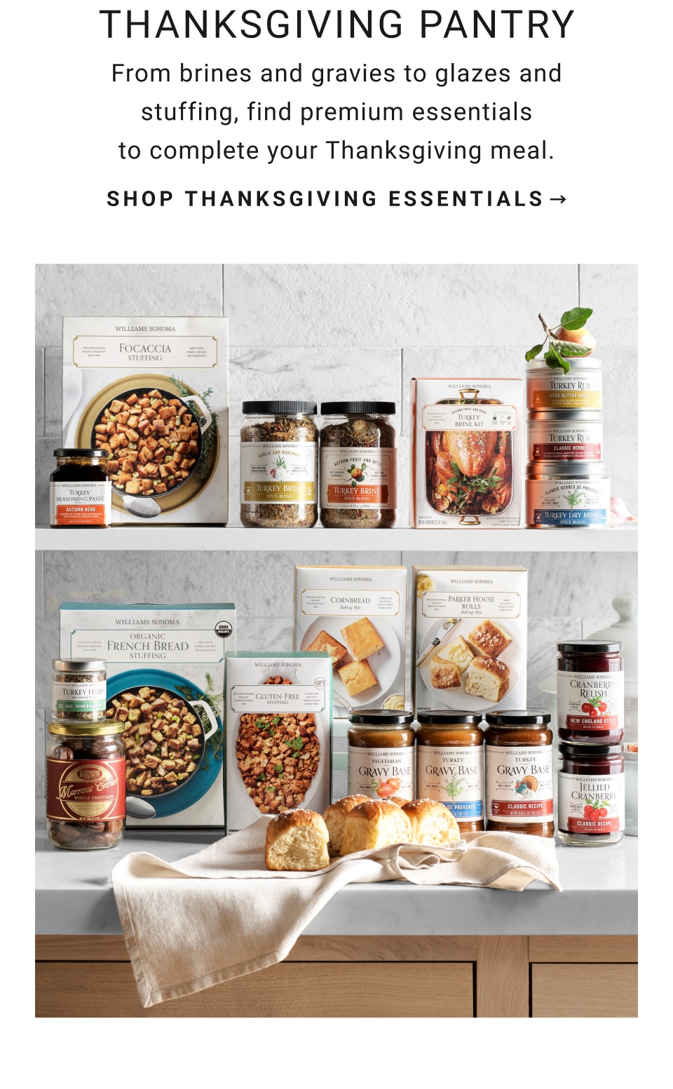 Thanksgiving made easy with Whole Foods Market and Williams Sonoma