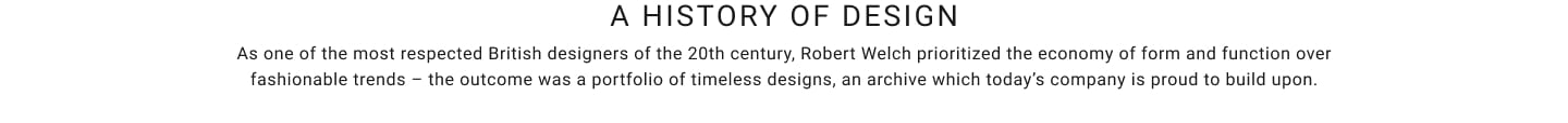 A History of Design
