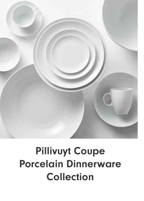 Pillivuyt Coupe Porcelain Dinnerware Collection