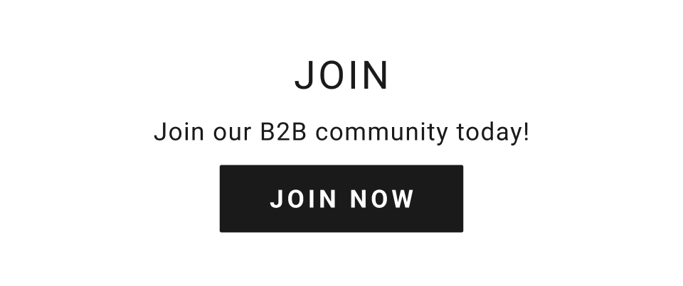 Join our b2b community today!