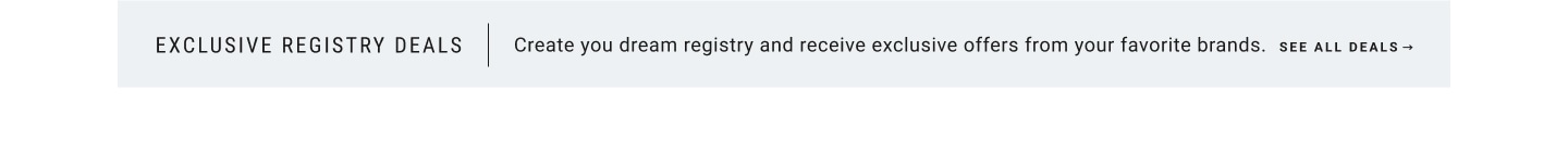 Exclusive Registry Deals