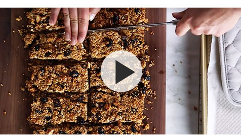 Puffed Quinoa Granola Bars