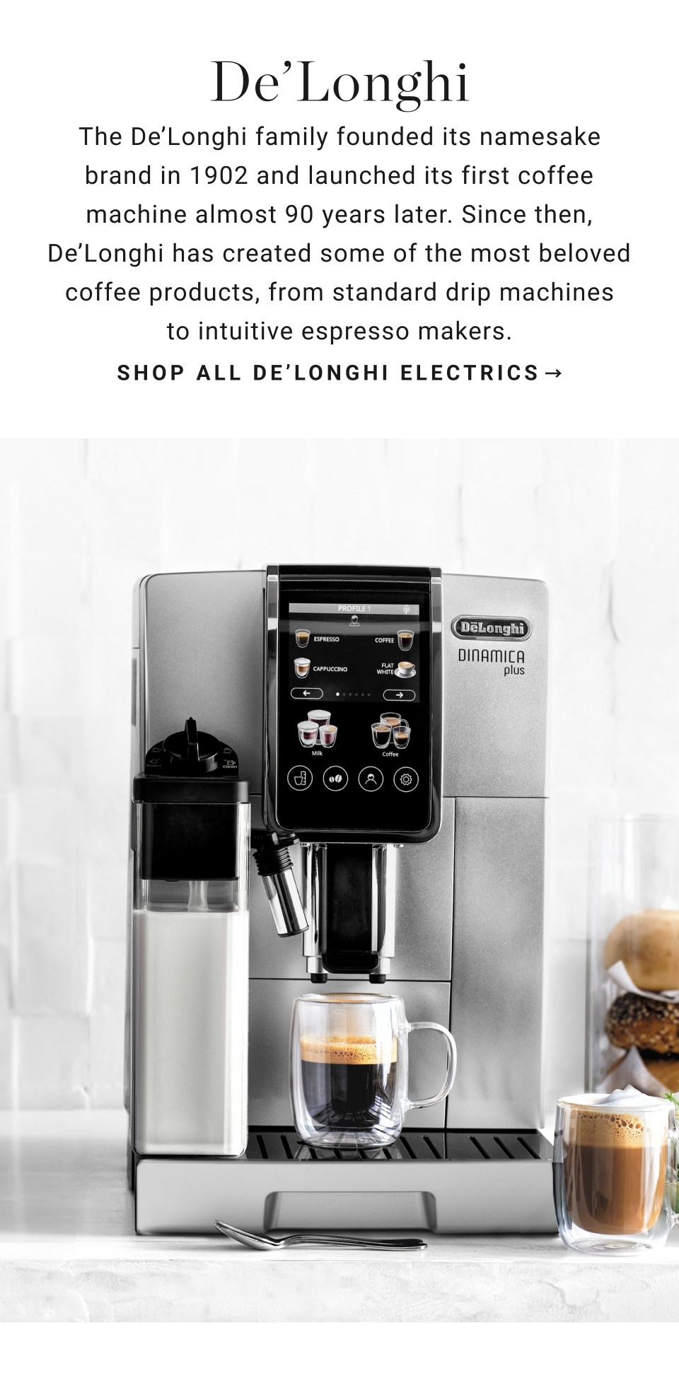 DeLonghi Espresso Machines Coffee Machines Williams Sonoma