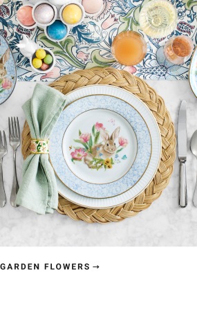Garden Flowers Dinnerware Collection