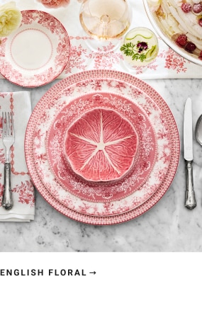 English Floral Dinnerware Collection