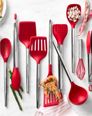 Williams Sonoma Stainless-Steel Silicone Utensils