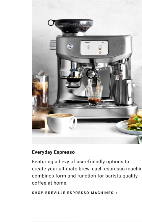 Shop All Breville Espresso Machines