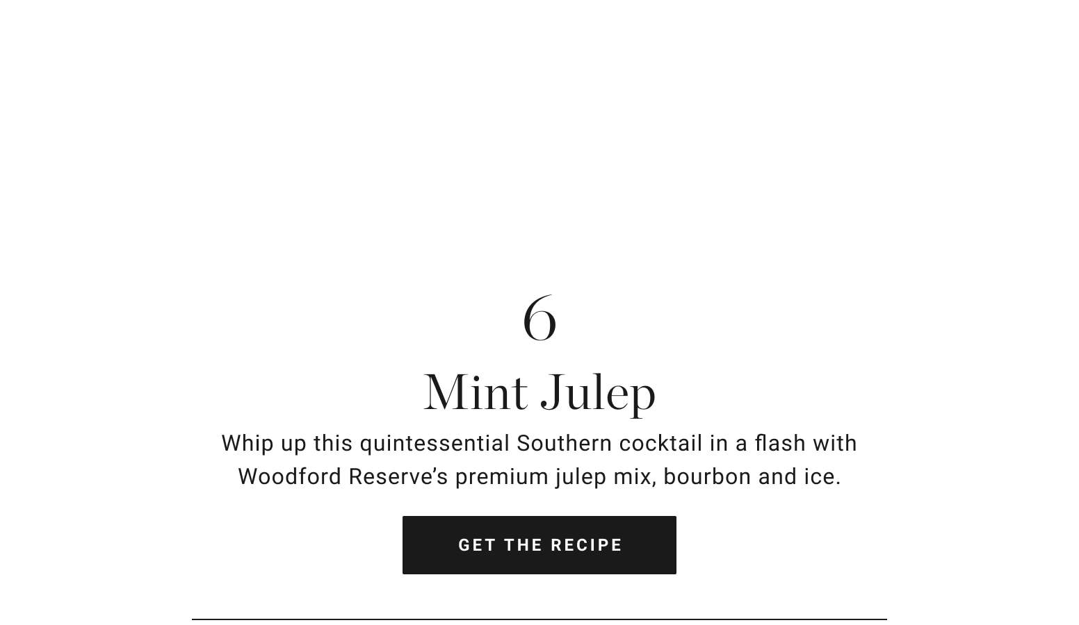 Mint Julep Recipe