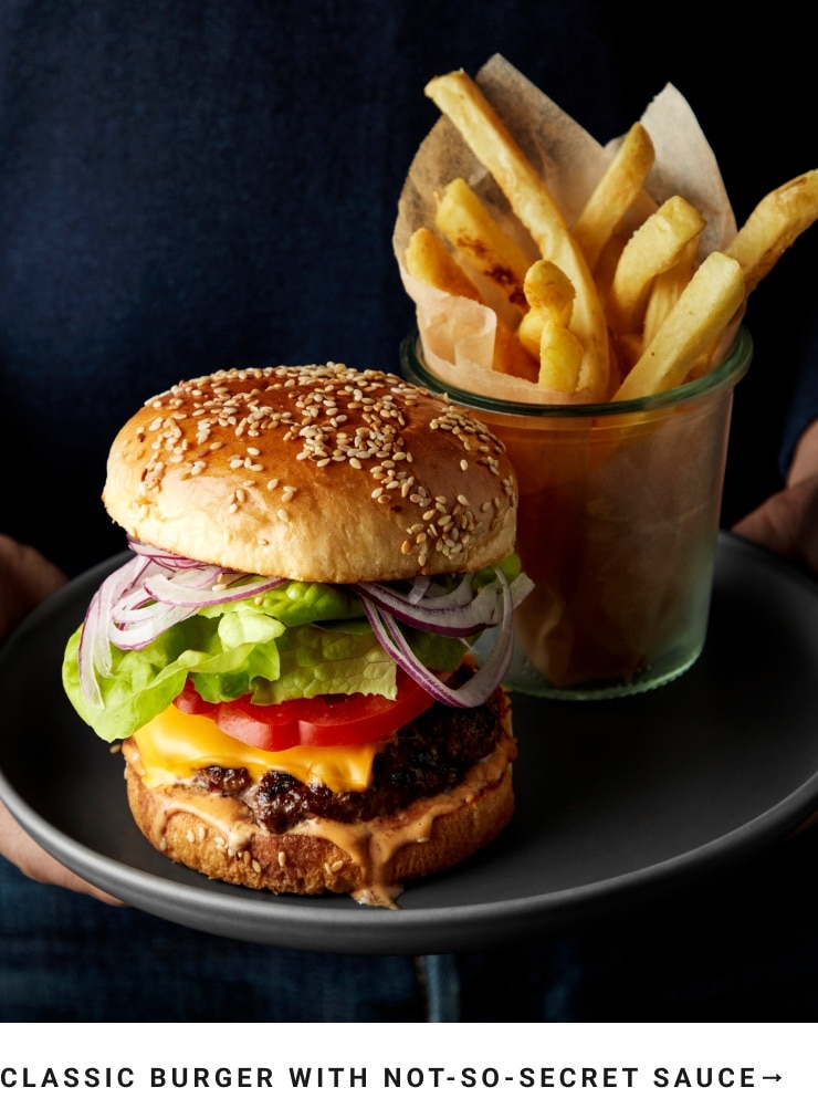 Classic Burger with Not-So-Secret Sauce