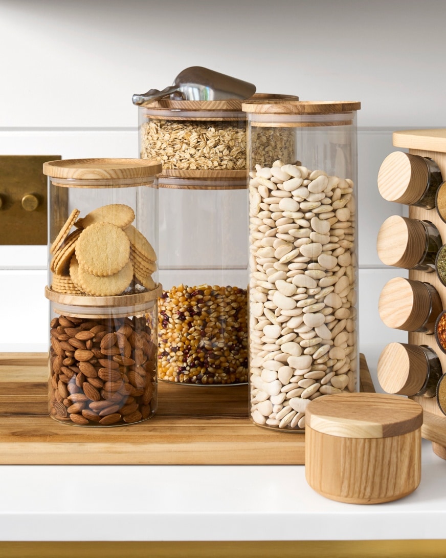 Keep Countertops Tidy with Canisters