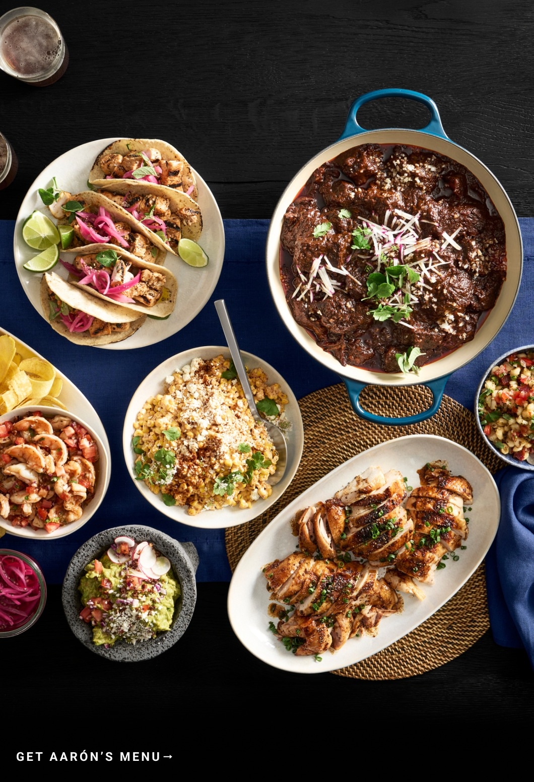 Get Aaron's Menu Get Aaron's Menu