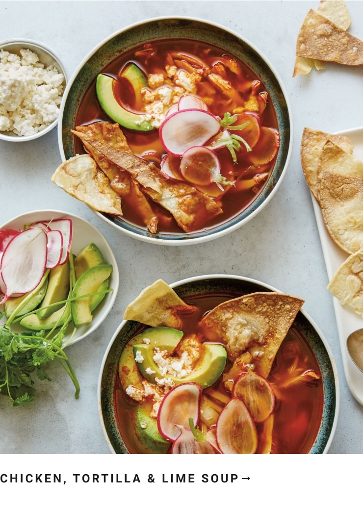 Chicken, Tortilla & Lime Soup Chicken, Tortilla & Lime Soup