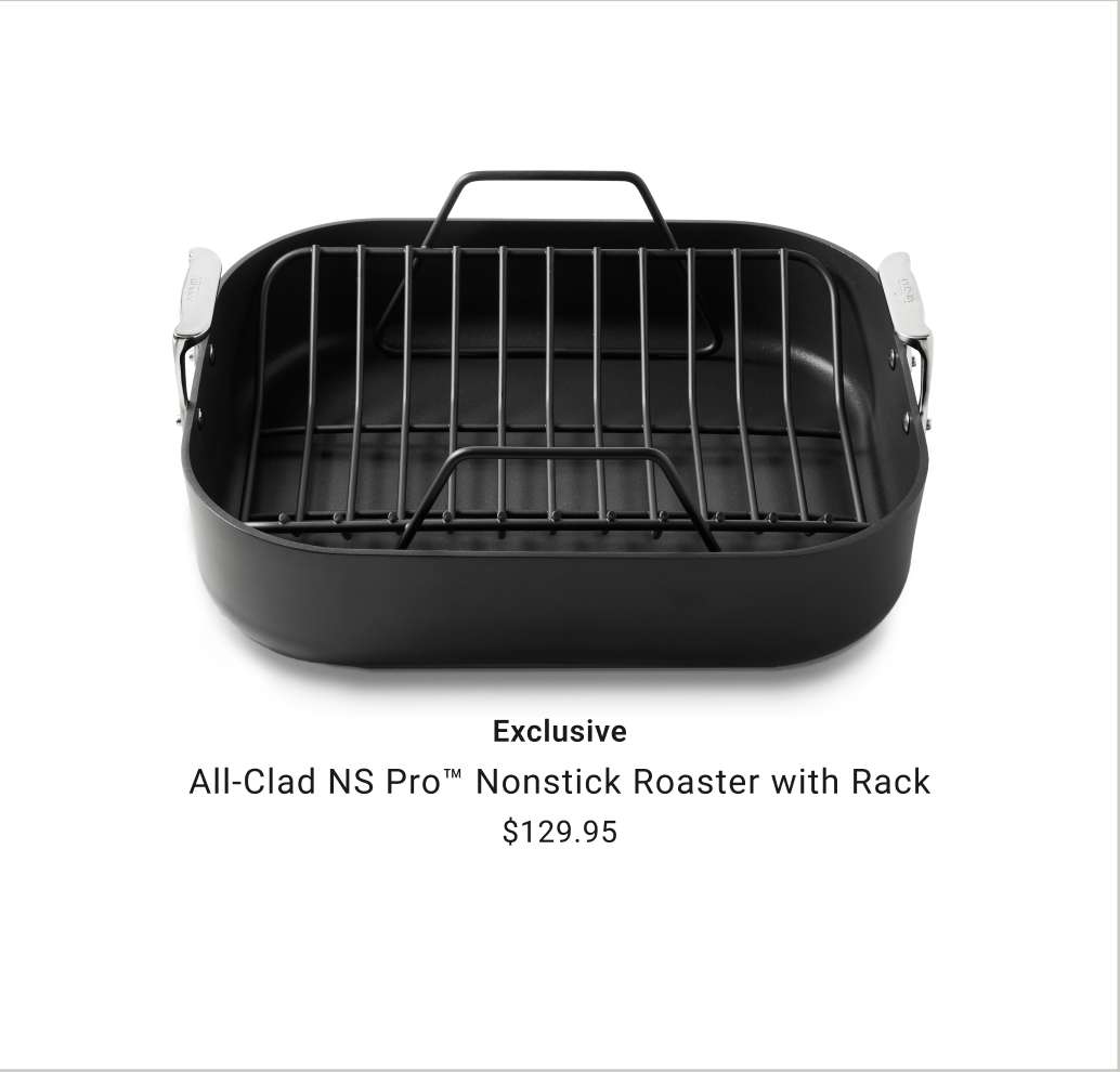 All-Clad NS Pro Nonstick Roaster with Rack
