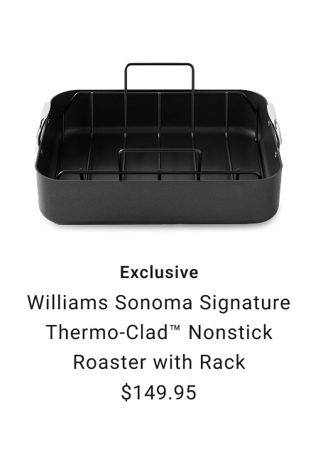 Williams Sonoma Thermo-Clad Nonstick Roaster with Rack