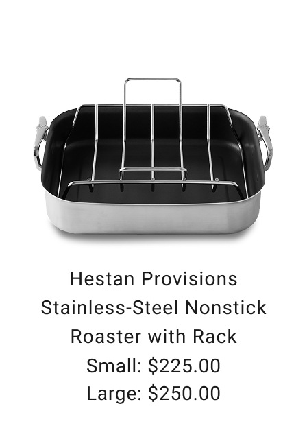 Hestan Provisions Stainless-Steel Classic Roaster with Rack