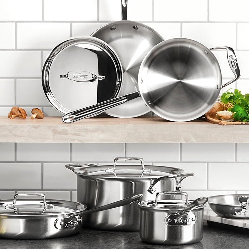 $100 Off All-Clad D5® Stainless-Steel Cookware Sets