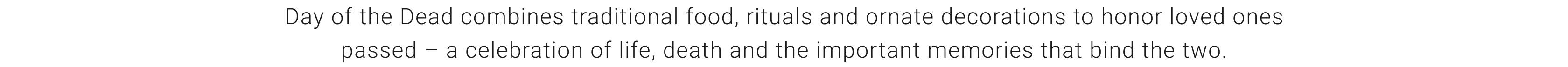 What is Day of the Dead