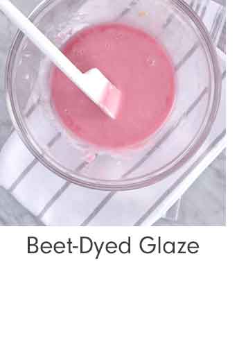 Beet-Dyed Glaze
