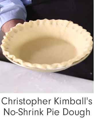 Christopher Kimball's No-Shrink Pie Dough