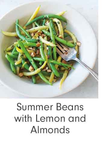 Summer Beans with Lemon and Almonds