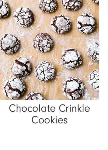 Chocolate Crinkle Cookies