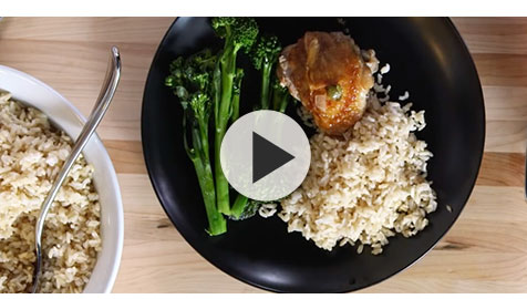Braised Chicken with Olive and Capers >