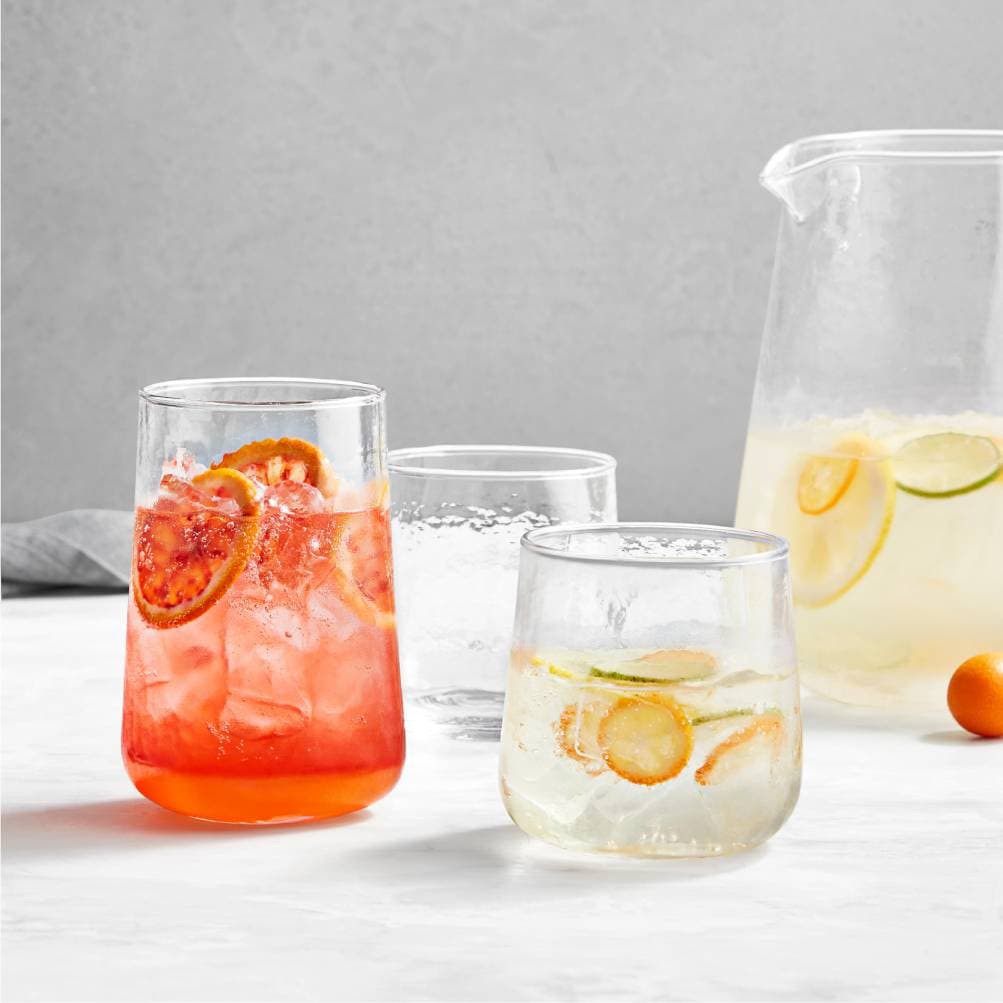 Hammered Glassware Collection