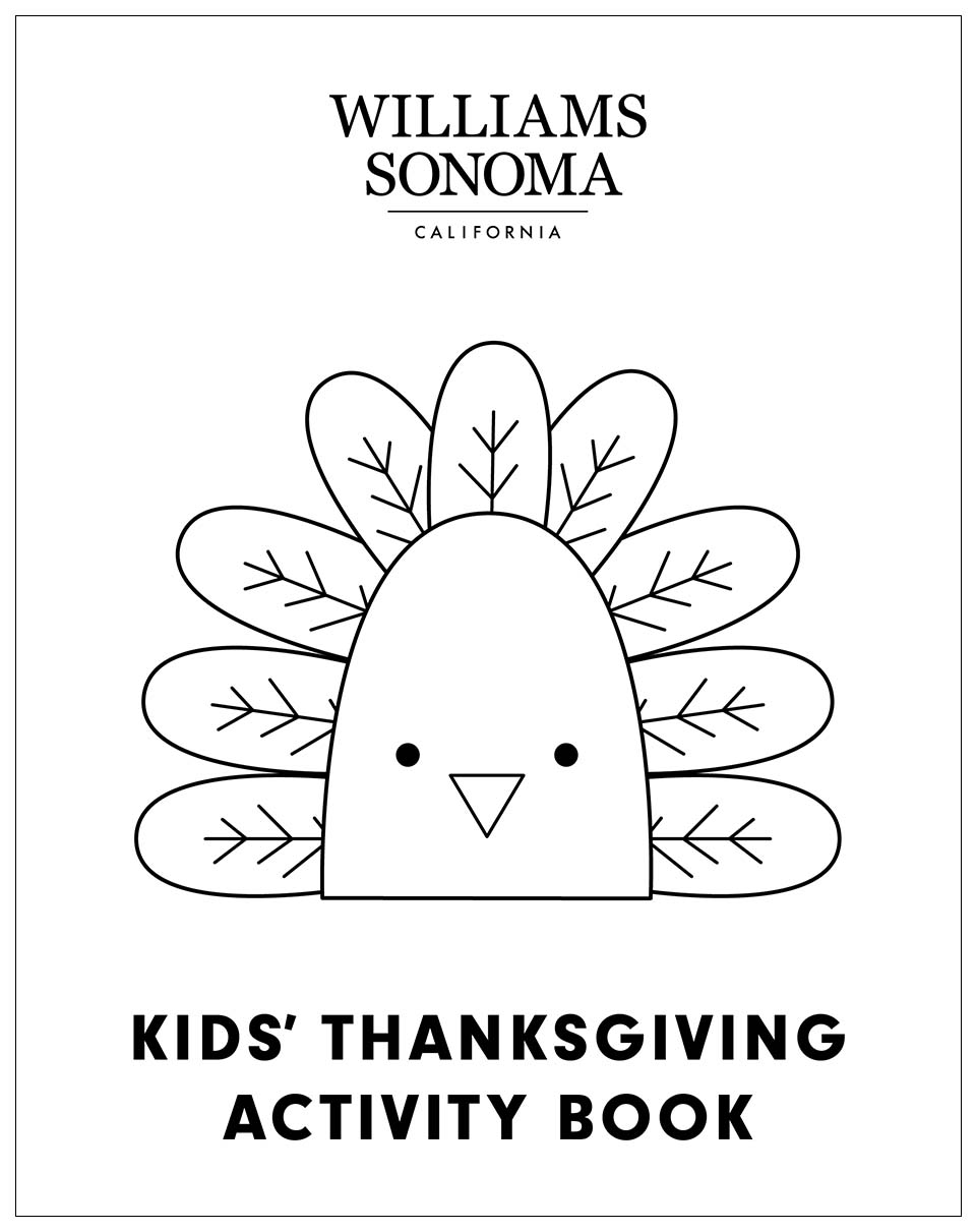 Kids' Thanksgiving Activity Book