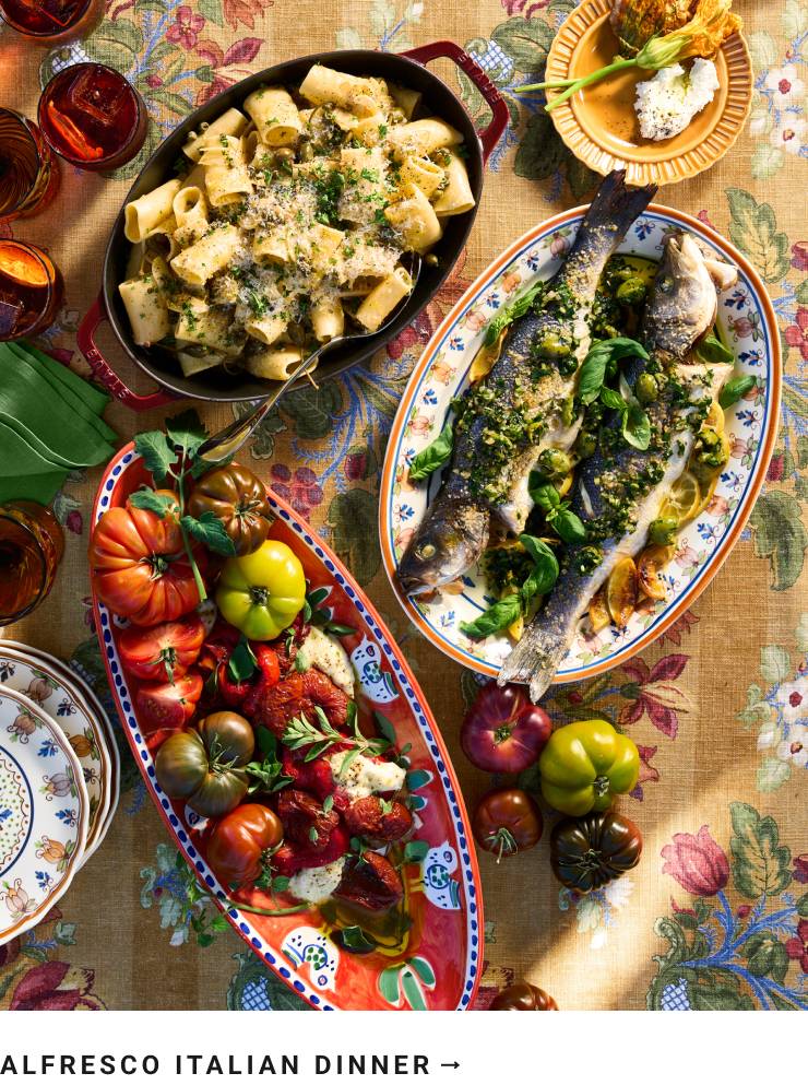 Alfresco Italian Dinner