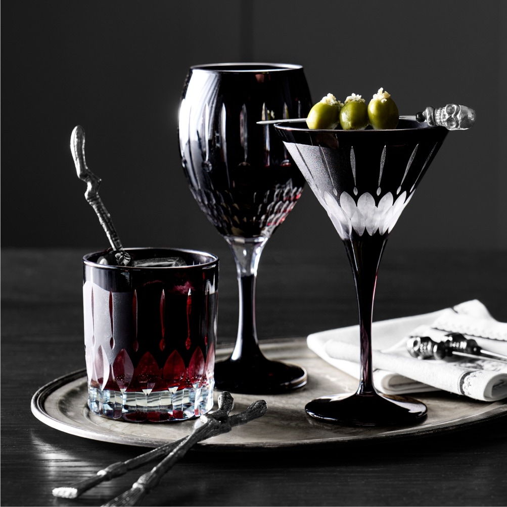 Wilshire Jewel Cut Glassware Collection