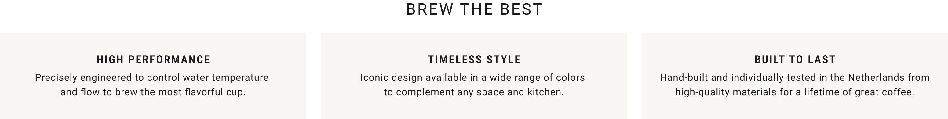 Brew the Best