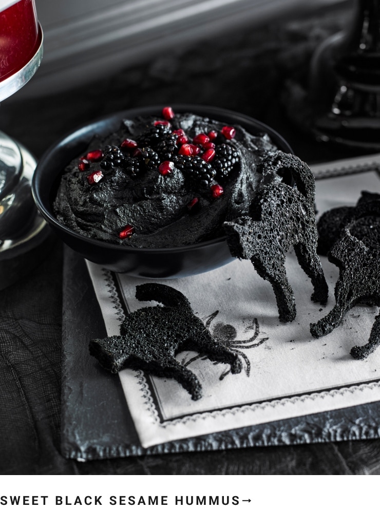 Sweet Black Sesame Hummus