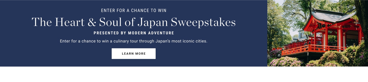The Heart & Soul of Japan Sweepstakes