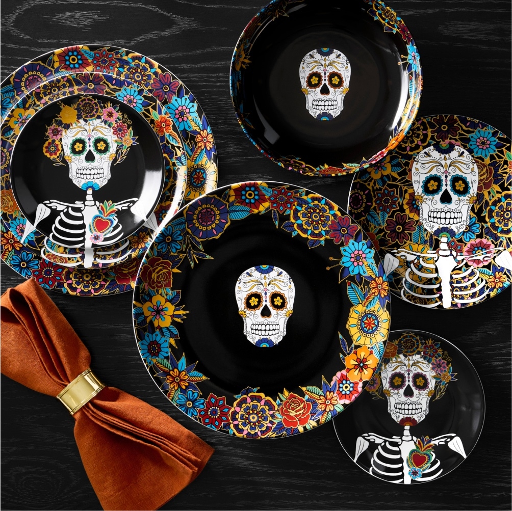 Day of the Dead Dinnerware Collection