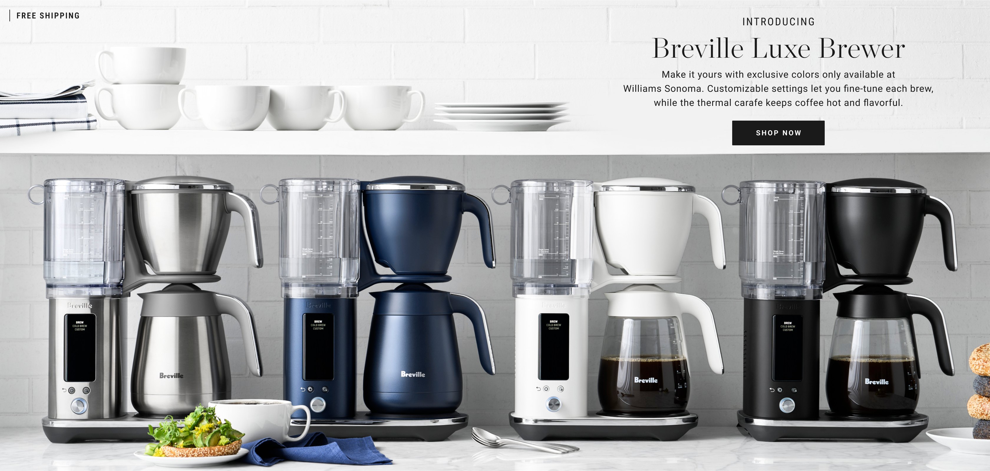 Shop Breville Luxe Brewers