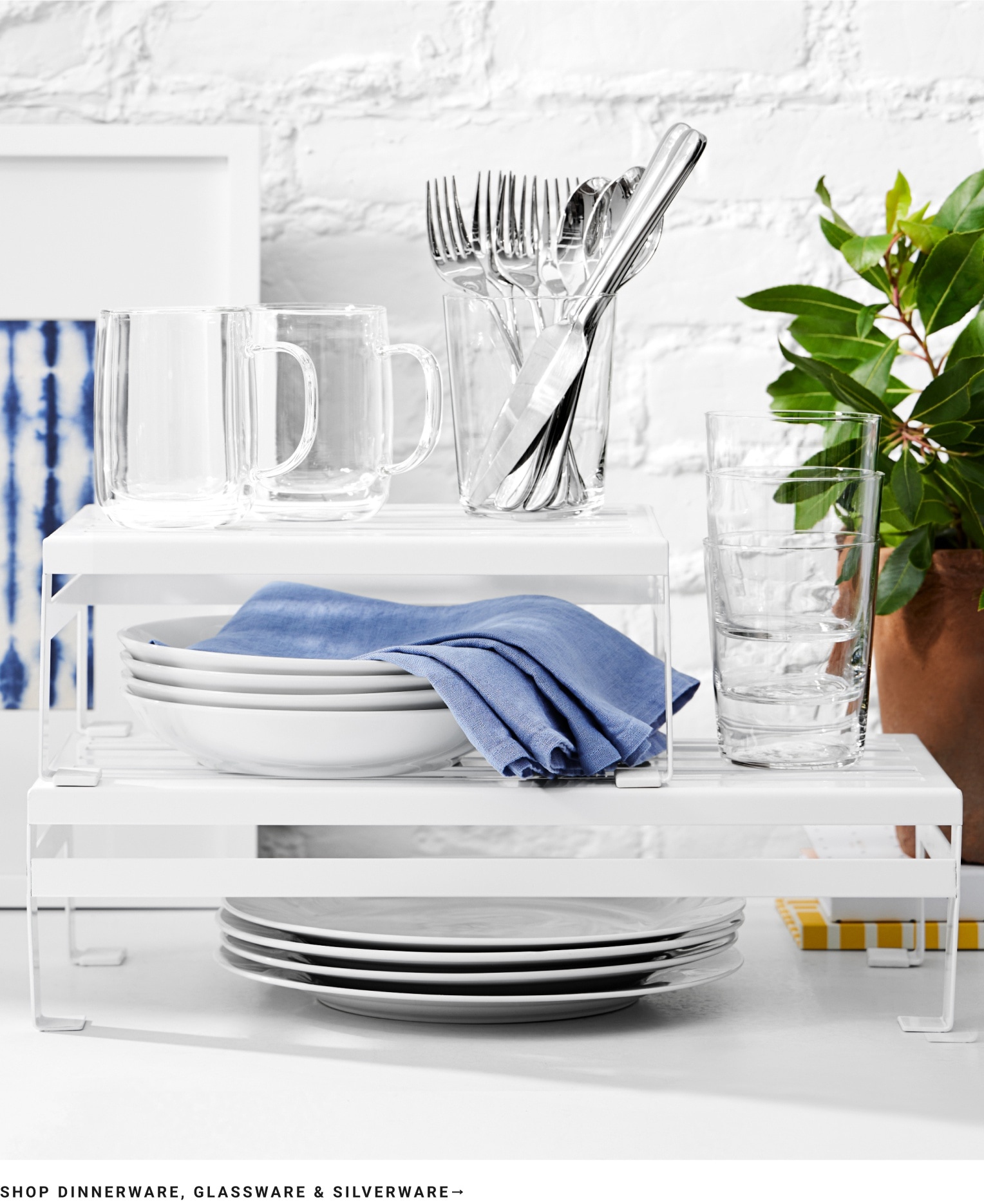 Shop Dinnerware, Glassware & Silverware